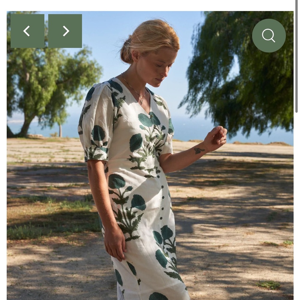 The Poppy Dress Indigo by Boutin